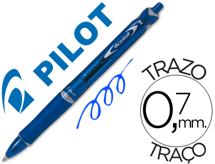 Bolígrafo Pilot Acroball tinta azul